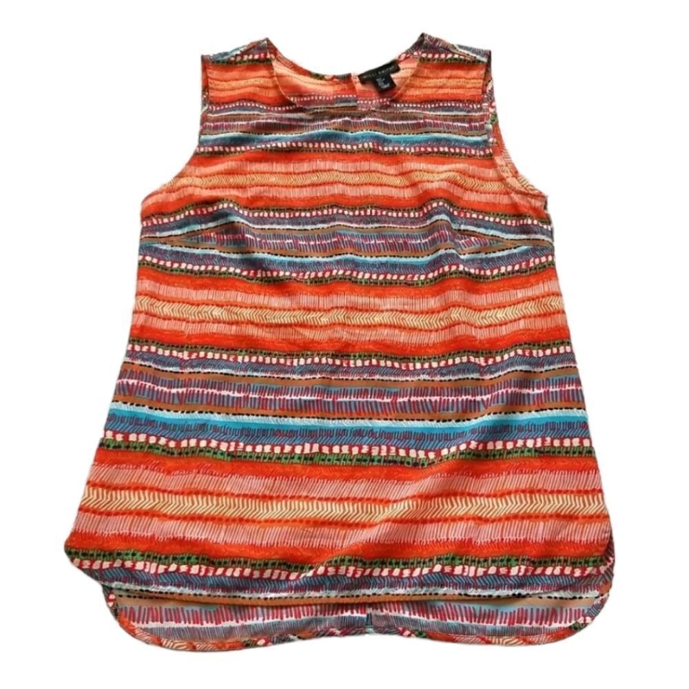 Willi Smith  Orange Multicolored Sz Small